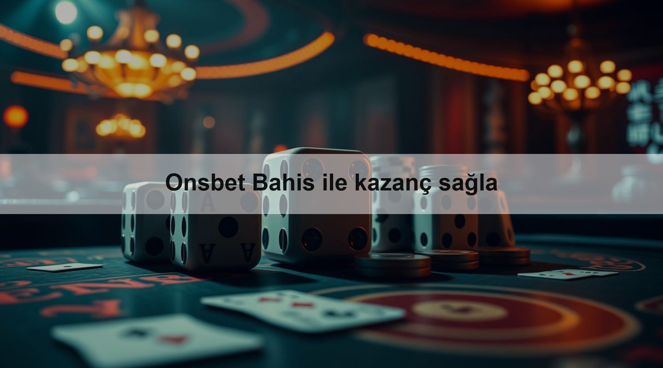 Onsbet Bahis ile kazanç sağla